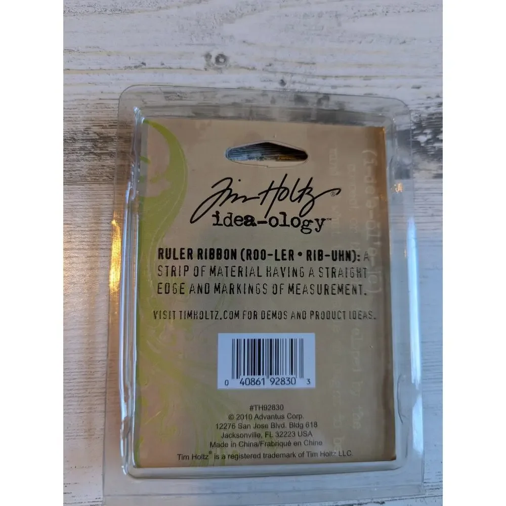 TIM HOLTZ Idea-ology Ephemera Ribbon Gears Steampunk Mixed Media Bundle Lot of 3 - Picture 6 of 11